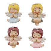 Χαριτωμένη κούκλα άγγελος κινουμένων σχεδίων Δημιουργική τρισδιάστατη προσωπικότητα με σχέδιο ρητίνης Αυτοκόλλητα ψυγείου Πίνακας μηνυμάτων κουζίνας σπιτιού Αυτοκόλλητες σημειώσεις