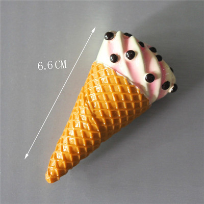 Iegādājieties 5 Saņemiet 1 3D simulācijas ēdienu, jauks konusveida saldējums, šokolādes-ledus sveķu ledusskapis, magnēts, saldumi, vairumtirdzniecība, ražošana