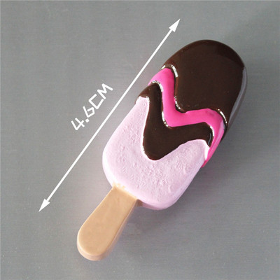 Iegādājieties 5 Saņemiet 1 3D simulācijas ēdienu, jauks konusveida saldējums, šokolādes-ledus sveķu ledusskapis, magnēts, saldumi, vairumtirdzniecība, ražošana