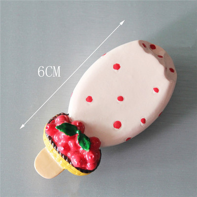 Iegādājieties 5 Saņemiet 1 3D simulācijas ēdienu, jauks konusveida saldējums, šokolādes-ledus sveķu ledusskapis, magnēts, saldumi, vairumtirdzniecība, ražošana