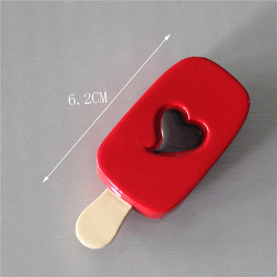 Iegādājieties 5 Saņemiet 1 3D simulācijas ēdienu, jauks konusveida saldējums, šokolādes-ledus sveķu ledusskapis, magnēts, saldumi, vairumtirdzniecība, ražošana