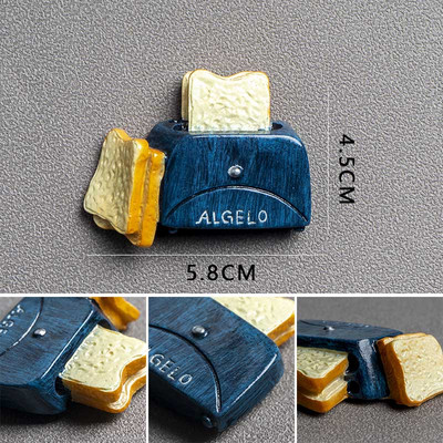 Bioniskā pārtikas ledusskapja magnēts 3D radošā simulācija pārtikas cute ledusskapja magnētiskās uzlīmes foto magnētiskās uzlīmes dekorācijas dāvana