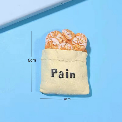 Bioniskā pārtikas ledusskapja magnēts 3D radošā simulācija pārtikas cute ledusskapja magnētiskās uzlīmes foto magnētiskās uzlīmes dekorācijas dāvana