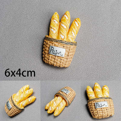 Bioniskā pārtikas ledusskapja magnēts 3D radošā simulācija pārtikas cute ledusskapja magnētiskās uzlīmes foto magnētiskās uzlīmes dekorācijas dāvana