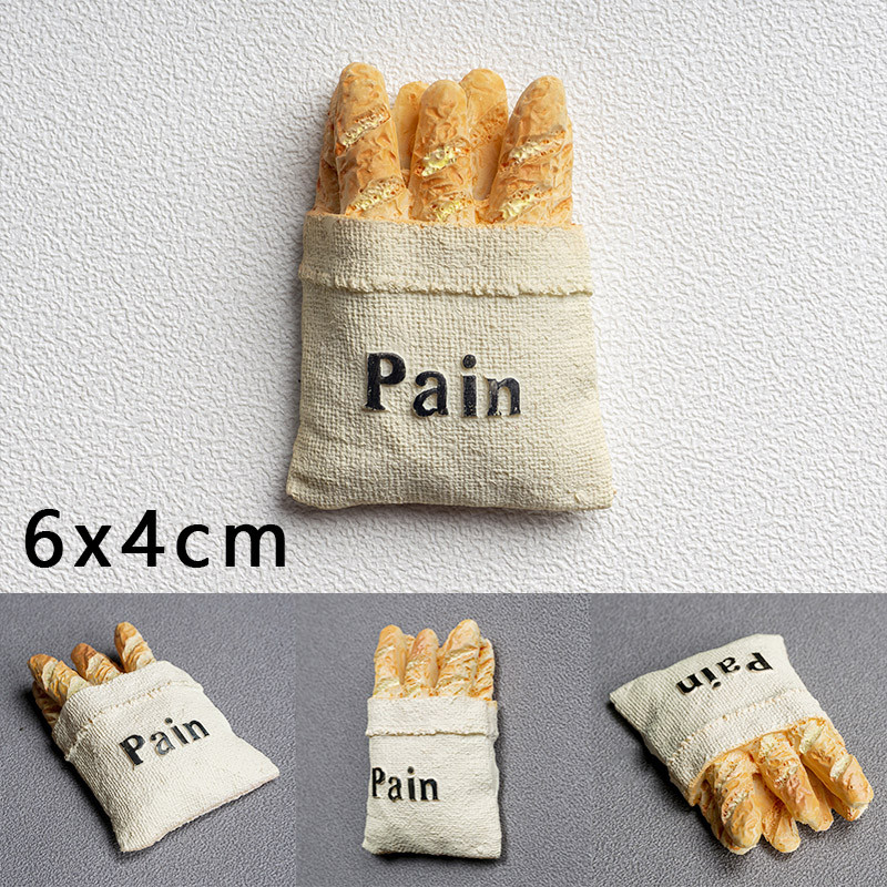 Bioniskā pārtikas ledusskapja magnēts 3D radošā simulācija pārtikas cute ledusskapja magnētiskās uzlīmes foto magnētiskās uzlīmes dekorācijas dāvana