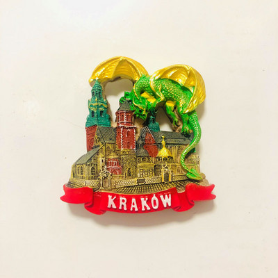 Ledusskapja magnēti Polija krakova pils Japāna Brisele Koreja Vogts Bauernhof Kipra Ledusskapja magnēts Uzlīme Pasaules ceļojumu suvenīrs