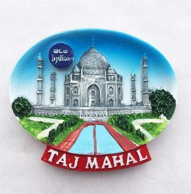 Taj Mahal Hyderabad Gaya India hűtőmágnesek turisztikai ajándéktárgyak dekoratív hűtőszekrény mágneses matricák kézműves termékek