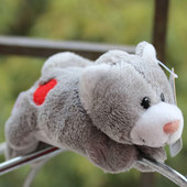 Mājas mīlas dzīvnieki Jauka pelēka kaķa sirds Ledusskapis Uzlīme Ledusskapja magnēts bērniem Ziņojumu turētājs Mājas dekors