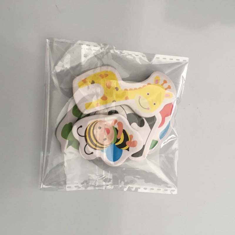 12gab/partija Koka 3D ledusskapja magnēts Dzīvnieku multeņu uzlīmes Bērnu rotaļlietas bērniem Izdari tāfeles sīkrīks Bērnu izglītojoša virtuve