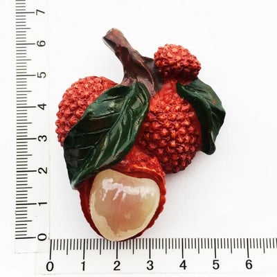 Ръчно рисуване 3d магнит хладилник храна мини плодове зеленчуци хляб пица сладки магнити за хладилник кухненски декор аксесоари