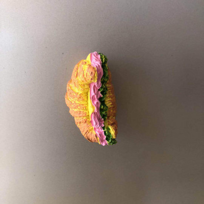 Radoša multfilma Maize Hotdogs Hamburgers 3D Sveķu Ledusskapja Uzlīme Dzelzs Ledusskapja Magnēti Dekoratīvās uzlīmes