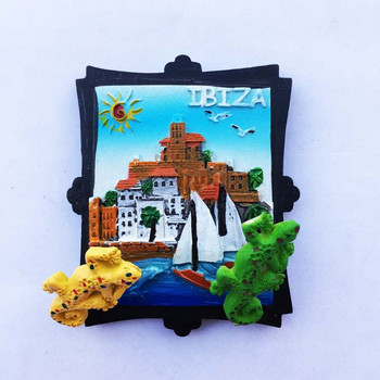 Ισπανία Teneriffe Lizard Ψυγείο Magnet Barcelona Lanzarote Ibiza Chameleon Animal Frog Ψυγείο Μαγνητικά αυτοκόλλητα Ταξιδιωτικό δώρο