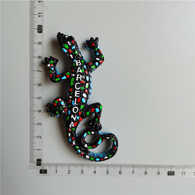 Ισπανία Teneriffe Lizard Ψυγείο Magnet Barcelona Lanzarote Ibiza Chameleon Animal Frog Ψυγείο Μαγνητικά αυτοκόλλητα Ταξιδιωτικό δώρο