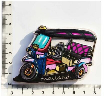 Αυτοκόλλητο ψυγείου Ταϊλάνδης 3d Stereo Bangkok Phuket Jade Buddha Temple Grand Palace Tourist Souvenir Refrigerator Magnet