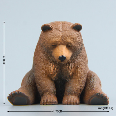 2023. gada jauni ledusskapja magnēti, sveķu multfilma jauks lācis suns kaķis ezis miegains zoodārzs ar rokām darināts ledusskapja uzlīmes magnēts