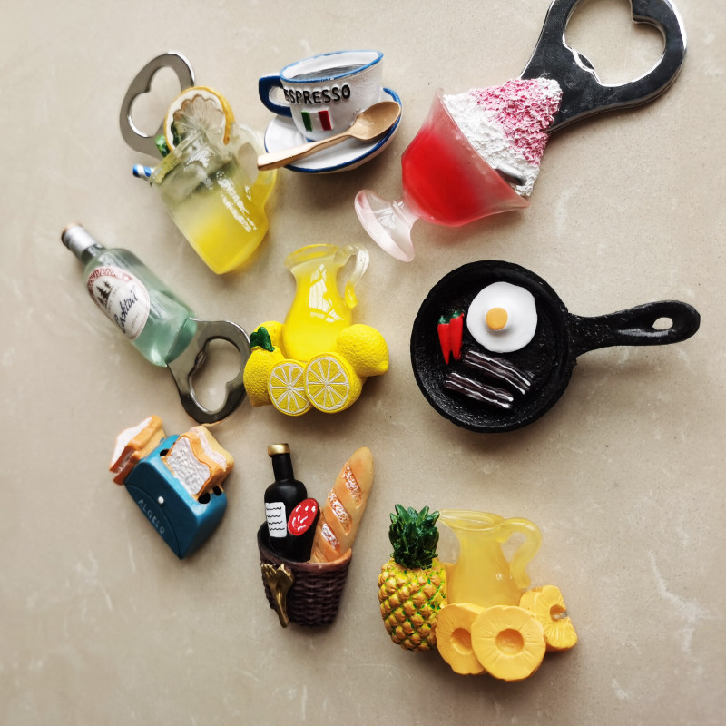 Kreatív hűtőszekrény mágneses paszta rajzfilm Lovely mágneses mágnes 3D dekoráció mágneses paszta otthoni erő üzenet paszta ajándékok