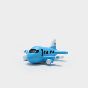 Μπλε αυτοκόλλητα ψυγείου αεροπλάνου Pigeon Coffee Cup Βαλίτσα Aerospace Cartoon Resin Magnet Πολιτιστικό και δημιουργικό μικρό δώρο