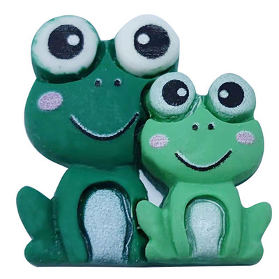 1 db Gyanta Kawaii Rajzfilm Állatok Hűtő Mágneses matrica Békák Hattyúk Nyulak Zsiráfok Hűtőmágnes barkács irodaszerek