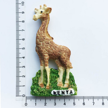 World Travel Ψυγείο Μαγνήτης Σουβενίρ The South Africa LionTAXI Κένυα Giraffe Refrigerator Magnets Αυτοκόλλητο Κουζίνα Country Crafts