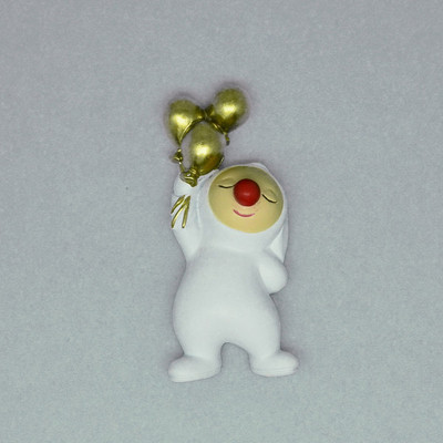 Ledusskapis Magnēts Karikatūra Polārlācis Mīksta Magnētiskā Uzlīme Sveķu Dekorācija Jauki rokdarbu radošā māja Daudzas iespējas