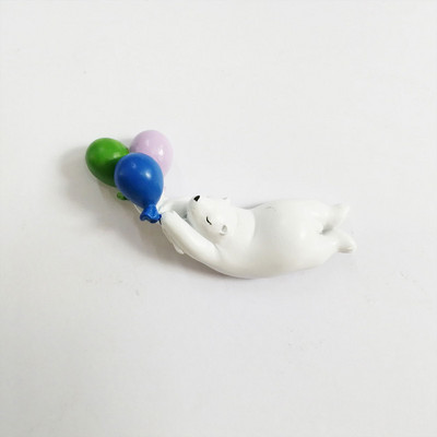 Ledusskapis Magnēts Karikatūra Polārlācis Mīksta Magnētiskā Uzlīme Sveķu Dekorācija Jauki rokdarbu radošā māja Daudzas iespējas