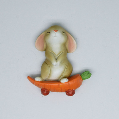 Ledusskapis Magnēts Karikatūra Polārlācis Mīksta Magnētiskā Uzlīme Sveķu Dekorācija Jauki rokdarbu radošā māja Daudzas iespējas