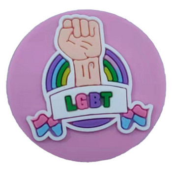 1 ΤΕΜ PVC Cute Cartoon Ψυγείο Μαγνήτες Καρδιά Be Proud Ομπρέλα Χέρια Rainbow Pride Love Is Love Ψυγείο Μαγνητικό αυτοκόλλητο παιδί