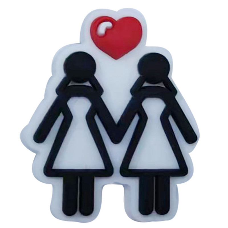 1Gb PVC jauka multfilma ledusskapja magnēti sirds lepoties lietussargs rokas varavīksnes lepnums mīlestība ir mīlestība ledusskapis magnētiska uzlīme bērnam