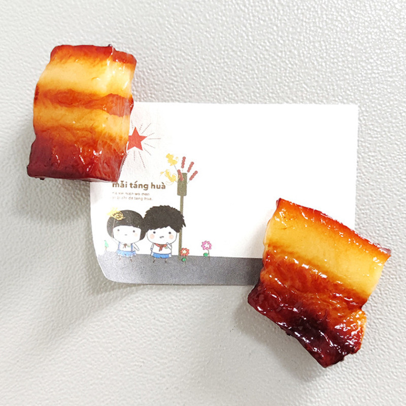 Kreativni Bionic Food Magnet za hladnjak 3D Simulacija Hrane Slatke magnetske naljepnice za hladnjak Foto Magnetske naljepnice Dekoracija