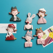 Mazas, svaigas literatūras fanu meitenes ziemeļvalstu stila ledusskapja magnēti Ins personības ledusskapja magnēti