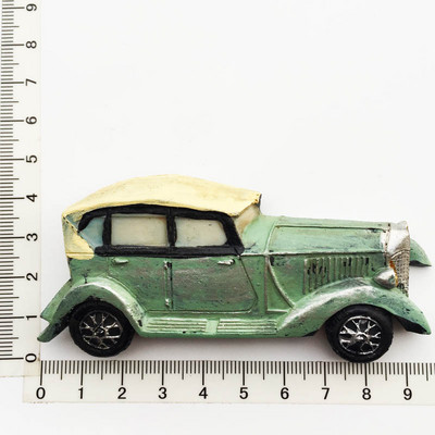 Radošs magnētisks ledusskapis ielīmēts Amerikas un Eiropas 3D klasiskās klasiskās automašīnas bērnu izglītība amatniecība Ledusskapja magnēts