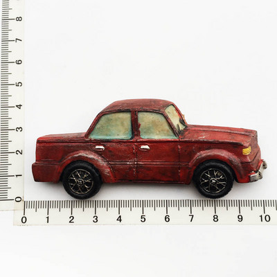 Radošs magnētisks ledusskapis ielīmēts Amerikas un Eiropas 3D klasiskās klasiskās automašīnas bērnu izglītība amatniecība Ledusskapja magnēts