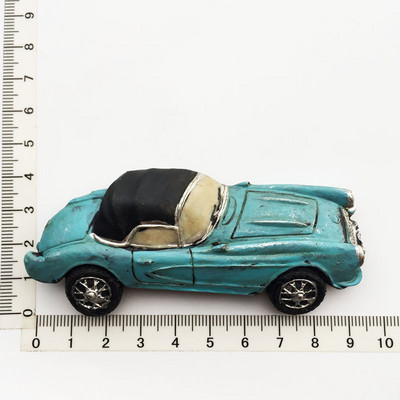 Radošs magnētisks ledusskapis ielīmēts Amerikas un Eiropas 3D klasiskās klasiskās automašīnas bērnu izglītība amatniecība Ledusskapja magnēts