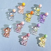 Rajzfilm Balloon Bear Balloon Cat Hűtőmágnes Palatábla és tábla matricák Fényképes Üzenőfali matricák Otthoni dekoráció