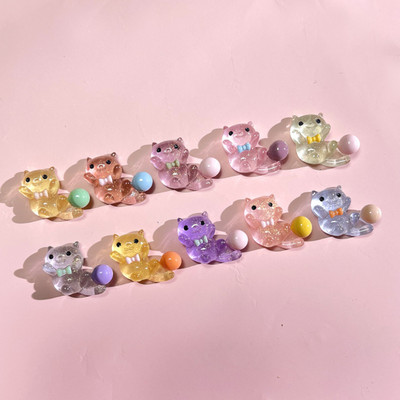 Rajzfilm Balloon Bear Balloon Cat Hűtőmágnes Palatábla és tábla matricák Fényképes Üzenőfali matricák Otthoni dekoráció