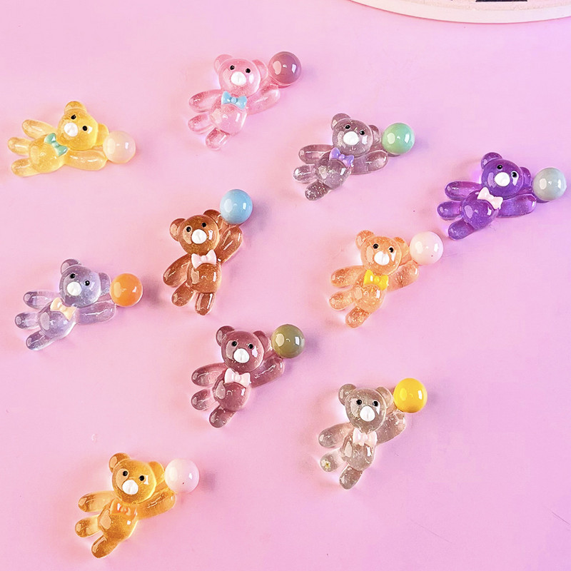 Rajzfilm Balloon Bear Balloon Cat Hűtőmágnes Palatábla és tábla matricák Fényképes Üzenőfali matricák Otthoni dekoráció