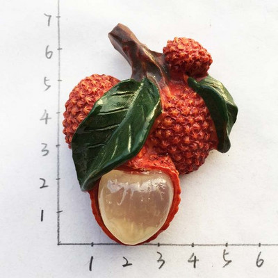 3D mieli magnetai šaldytuvui Imitacija Vaisiai Šaldytuvas Magnetiniai lipdukai Vaikų ankstyvajam ugdymui namų virtuvės dekoro priedai