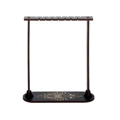 Koka kristāla kronšteins/kristāla kulons koka svārsta displeja rāmis mājas guļamistabas viesistabas darbvirsmas dekorēšanai