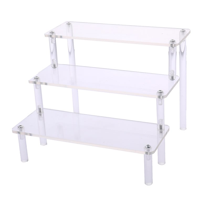 Prozirni akrilni stalak za anime figure Organizator polica za kolače Držač za deserte Stalak za izlaganje dragulja Stalak za parfeme