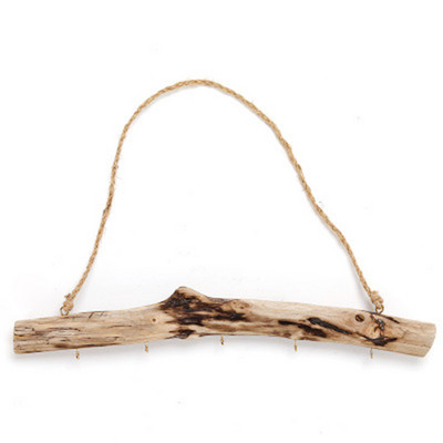 Nordic Rot koka kulons dreifējošs mēteļu pakaramais mazs rotaslietu atslēgu durvju pakaramais Driftwood sienas mēteļu plaukts mājas durvju atslēgas āķi