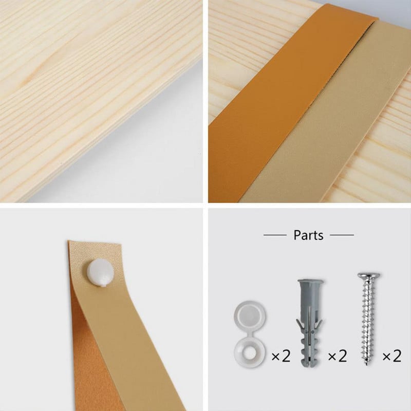 45 cm-es fa fali polc falra szerelhető polcok lengő függőkötél fali dekoráció nappaliba irodai hálószobába