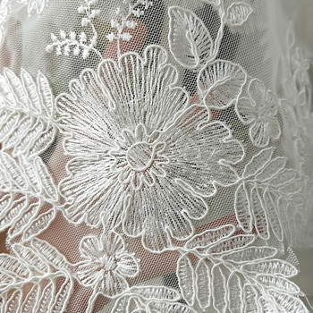 Европейски дантелен плат Seiko Flower Embroidery Покривка за прах Кърпа за балкон Малка кръгла маса Tapete Коледна сватбена украса