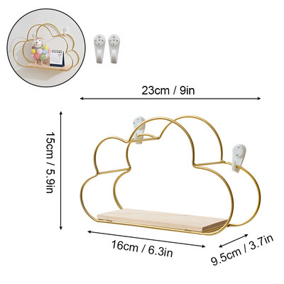 Pie sienas stiprināms plaukts sešstūrains peldošs plaukts zelta plaukts sienas dekors Moderns metāla sienas plaukts guļamistabai viesistabai virtuvei birojam