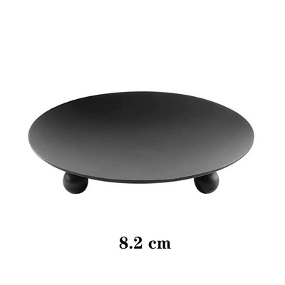 Rauast musta kullaga kaetud küünlahoidjate sammas metallplaat pulmapeofestivali jaoks küünlajalgade hoidja kunst kingitus kodukaunistus