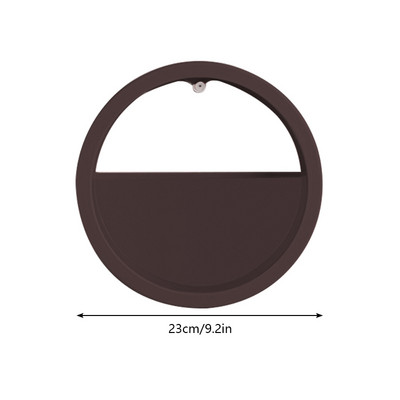 Šiuolaikinė apvali geležinė sieninė vaza Nordic Makaron Svetainės sienų apdaila Kabantis vazonas žuvies bakas Namai Svetainės dekoras