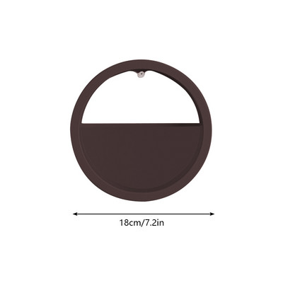 Šiuolaikinė apvali geležinė sieninė vaza Nordic Makaron Svetainės sienų apdaila Kabantis vazonas žuvies bakas Namai Svetainės dekoras