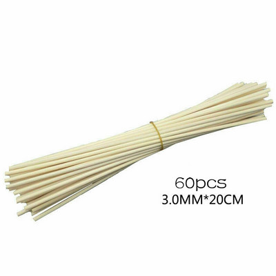 3 mm aromātiskā difuzora nomaiņa Rattan Reed Sticks Gaisa atsvaidzinātājs Aromterapijas Aroma Stick eļļas difuzora uzpildīšanas kociņi