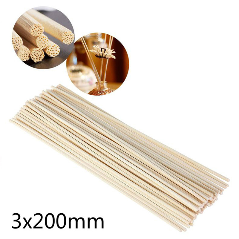 3 mm aromātiskā difuzora nomaiņa Rattan Reed Sticks Gaisa atsvaidzinātājs Aromterapijas Aroma Stick eļļas difuzora uzpildīšanas kociņi