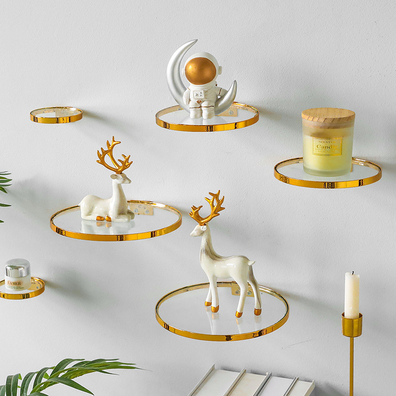 Mājas dekors Sienas iekarināmais plaukts Telpas dekorēšana Mūsdienīga mājas dekorēšana Aksesuāri Uzglabāšanas plaukts Radoši kombinēts sienas plaukts