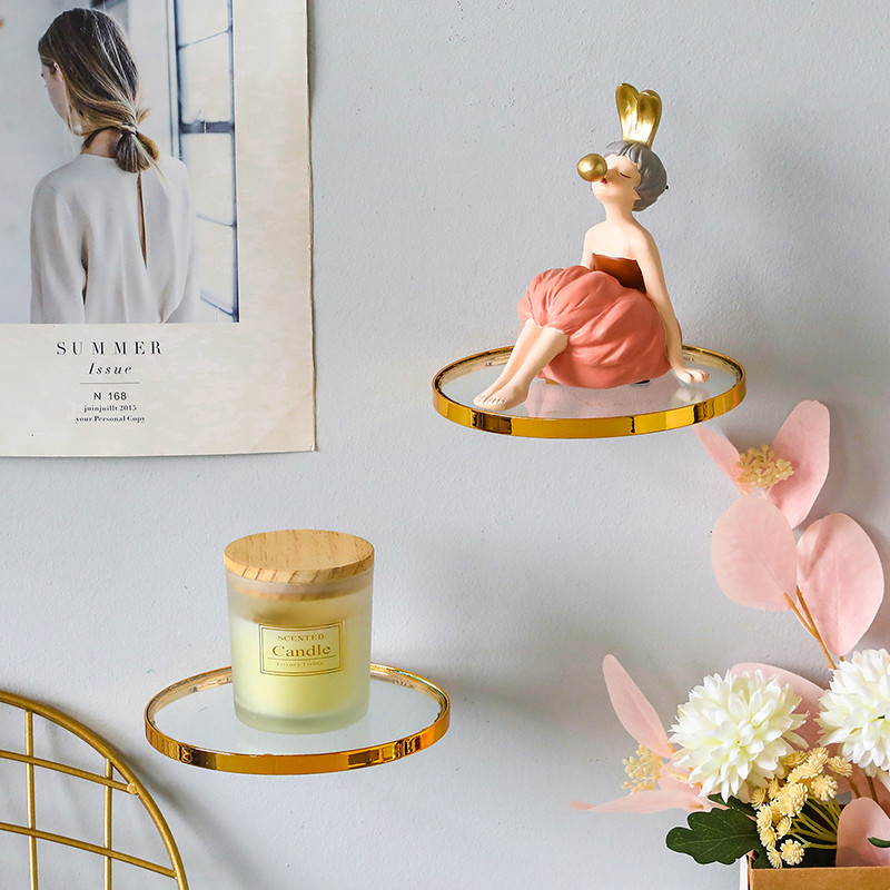 Mājas dekors Sienas iekarināmais plaukts Telpas dekorēšana Mūsdienīga mājas dekorēšana Aksesuāri Uzglabāšanas plaukts Radoši kombinēts sienas plaukts